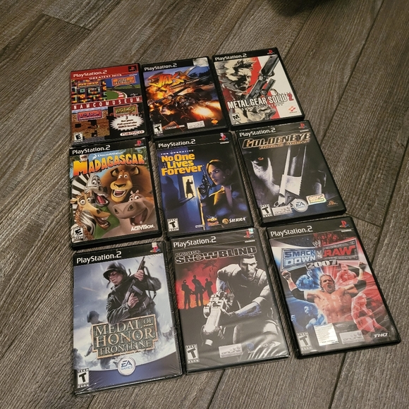 9 PS2 Playstation2 Games - Include 2 Sealed Games - Picture 1 of 4